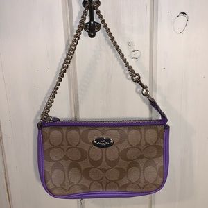 Coach wristlet/shoulder bag